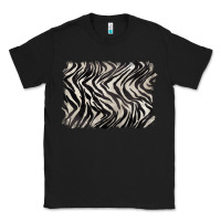 Black zebra pattern background Classic Tee - BarkalooDesign