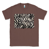 Chestnut zebra pattern background Classic Tee - BarkalooDesign