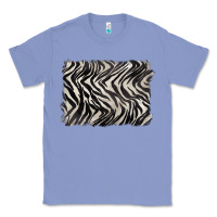 Colony Blue zebra pattern background Classic Tee - BarkalooDesign