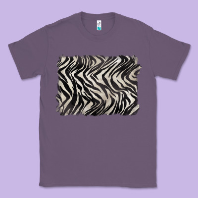 Zebra Pattern Background Classic Tee Designed By Barkaloodesign