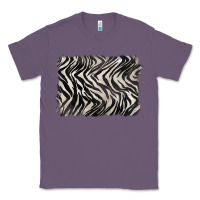 Lavender zebra pattern background Classic Tee - BarkalooDesign