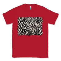 Red zebra pattern background Classic Tee - BarkalooDesign
