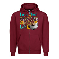 Burgundy livin' that soccer mom life Zipper Hoodie - HRA Design Shop