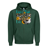 Sports Green livin' that soccer mom life Zipper Hoodie - HRA Design Shop