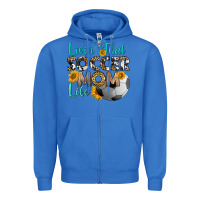 True Royal livin' that soccer mom life Zipper Hoodie - HRA Design Shop