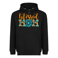 Black blessed mom with gemstone Heavyweight Hoodie - AdoDesignShop