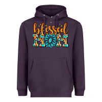 Plum blessed mom with gemstone Heavyweight Hoodie - AdoDesignShop