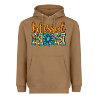 Toasted Coconut blessed mom with gemstone Heavyweight Hoodie - AdoDesignShop