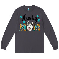Smoke husky mom western Long Sleeve Tee - RanaPortraitStore