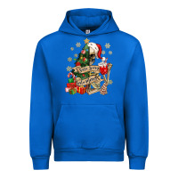 Cobalt sorta scary sorta merry skeleton christmas tree Urban Hoodie - MaliasSmallBusiness