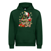 Forest Green sorta scary sorta merry skeleton christmas tree Urban Hoodie - MaliasSmallBusiness