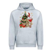 Heather Grey sorta scary sorta merry skeleton christmas tree Urban Hoodie - MaliasSmallBusiness