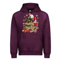 Mauve Wine sorta scary sorta merry skeleton christmas tree Urban Hoodie - MaliasSmallBusiness