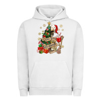 Pigment Lunar Rock sorta scary sorta merry skeleton christmas tree Urban Hoodie - MaliasSmallBusiness