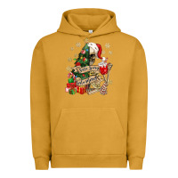 Pigment Peanut Butter sorta scary sorta merry skeleton christmas tree Urban Hoodie - MaliasSmallBusiness