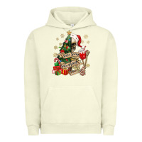 Pigment Pistachio sorta scary sorta merry skeleton christmas tree Urban Hoodie - MaliasSmallBusiness