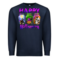Navy happy halloween Premium Sweatshirt - JahusDesignShop