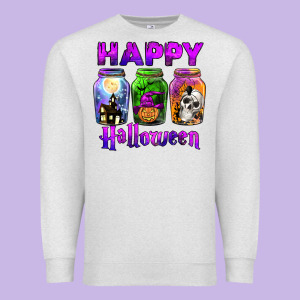 Happy Halloween Premium Sweatshirt Designed By Jahusdesignshop