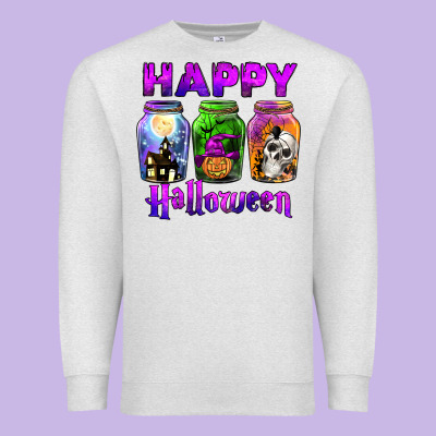 Happy Halloween Premium Sweatshirt Designed By Jahusdesignshop
