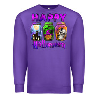 Purple happy halloween Premium Sweatshirt - JahusDesignShop