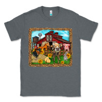 Charcoal Heather farm life Classic Tee - Zillion Design Studio