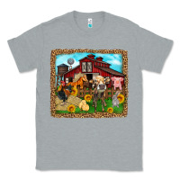 Heather Grey farm life Classic Tee - Zillion Design Studio