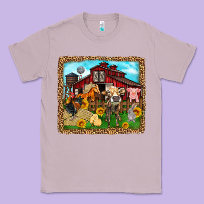Farm Life Classic Tee Designed By Zillion Design Studio