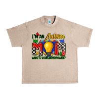 French Oak i'm an autism mom what's your superpower Urban Heavy Tee - Zillion Design Studio