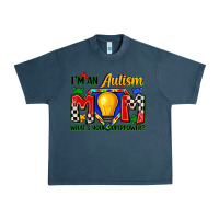 Midnight Navy i'm an autism mom what's your superpower Urban Heavy Tee - Zillion Design Studio