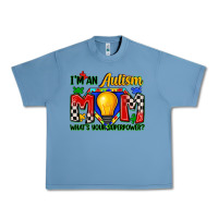 Pebble Blue i'm an autism mom what's your superpower Urban Heavy Tee - Zillion Design Studio