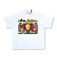 White i'm an autism mom what's your superpower Urban Heavy Tee - Zillion Design Studio