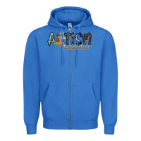 True Royal autism awareness Zipper Hoodie - SublimationCraftShop