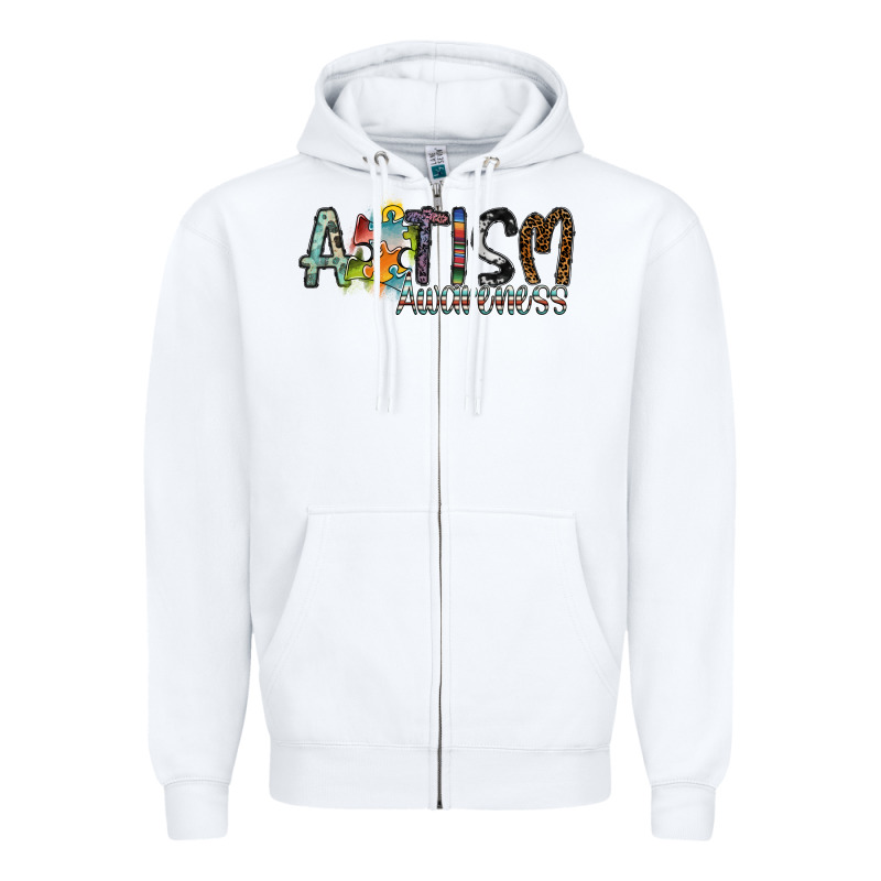 Autism Awareness Zipper Hoodie by SublimationCraftShop | Teevron