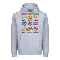 Heather Grey laissez les bons temps rouler Premium Hoodie - MaliasSmallBusiness