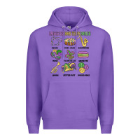 Purple laissez les bons temps rouler Premium Hoodie - MaliasSmallBusiness