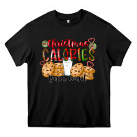 Black christmas calories dont count Heavy Core Tee - CowhideDigitalArt