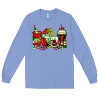 Colony Blue wine coffee cups Long Sleeve Tee - Zillion Design Studio