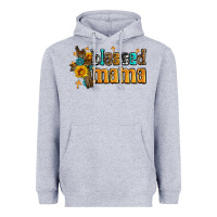 Heather Grey blessed mama Heavyweight Hoodie - AdoDesignShop