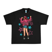 Black western pink with stars and cowgirl Urban Heavy Tee - texasbilliewilder