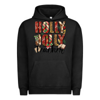 Pigment Black holly jolly teacher Urban Hoodie - MaliasSmallBusiness