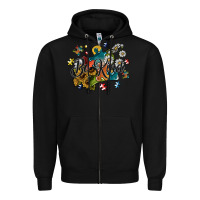 Black be kind Zipper Hoodie - SublimationCraftShop