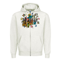 Oatmeal Heather be kind Zipper Hoodie - SublimationCraftShop