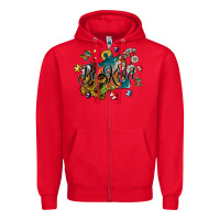 Red be kind Zipper Hoodie - SublimationCraftShop