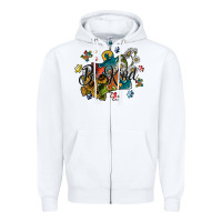 White be kind Zipper Hoodie - SublimationCraftShop