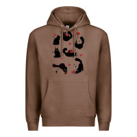 Chestnut valentine cat Premium Hoodie - MaliasSmallBusiness