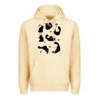 Pina Colada valentine cat Premium Hoodie - MaliasSmallBusiness