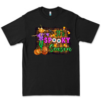 Black it's spooky season halloween Premium Tee - Artiststas