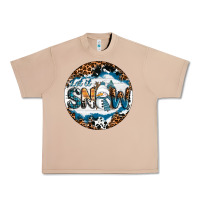 Burro Let It Snow Urban Heavy Tee - RanaPortraitStore