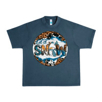 Midnight Navy Let It Snow Urban Heavy Tee - RanaPortraitStore