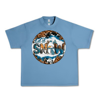 Pebble Blue Let It Snow Urban Heavy Tee - RanaPortraitStore